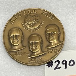 Apollo XIII (1970) Large Bronze Commemorative Medal