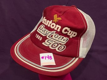 1988 Winston Cup Daytona 500 Vintage NASCAR Trucker Hat