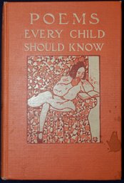 'Poems Every Child Should Know' 1907 Antique Poetry Book