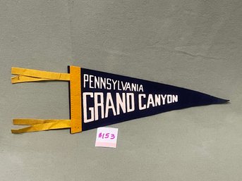 Pennsylvania Grand Canyon Felt Pennant - Vintage