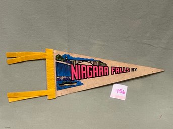 Niagara Falls, New York Felt Pennant - Vintage