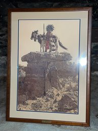 Cheyenne Dog Soldier By James Bama Framed Art Print