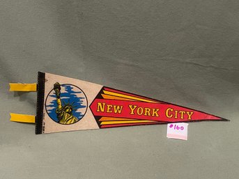 1967 New York City Felt Pennant - Vintage