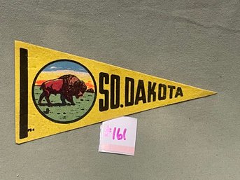 South Dakota Felt Pennant - Vintage