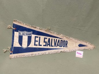 El Salvador Vintage Pennant, Flag