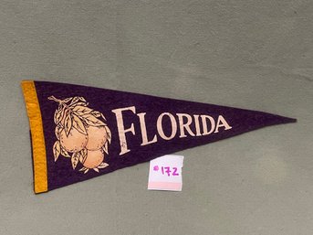 Florida Felt Pennant - Vintage