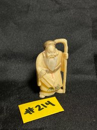 Antique Netsuke Japanese Miniature Sculpture - Okimono