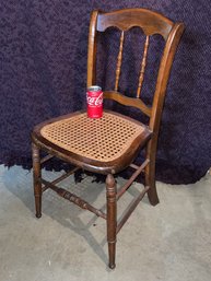 Antique Caned Seat Side Chair - Excellent Condition