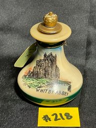 'Whitby Breezes' Souvenir Pottery Perfume/Scent Bottle - Vintage England