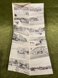 Flood Of 1955 Naugatuck, CT Postcard Folder