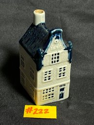 KLM Airlines Bols Deft China Liquor Bottle House HOLLAND Vintage