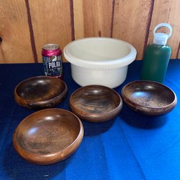 BKR Bottle, Wooden Bowls, KRUPS Mixing Bowl