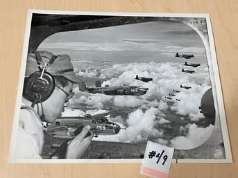 Minoru Wada Guiding U.S. Bombers To Japanese Targets WWII Original Press Photo