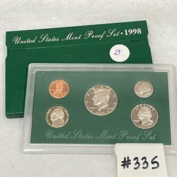 1998-S United States Mint PROOF Coins Set
