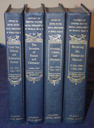 4 Volumes 'History Of United States Naval Operations In World War II'