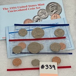 1994 P & D Uncirculated Coin Sets - United States Mint