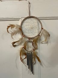 Double Dream Catcher With Wind Chimes