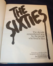 'The Sixties' Vintage Large Coffee Table Photo Book - 1977, First Edition