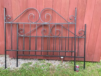 Heavy Black Iron Complete Bed Frame FULL SIZE