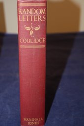 'Random Letters From Many Countries' By John Gardner Coolidge 1924