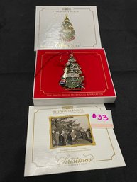 2015 White House Historical Association Christmas Ornament - Calvin Coolidge