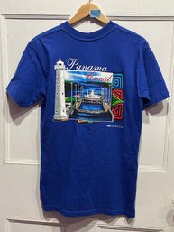 Panama Canal Souvenir Graphic T-Shirt, Size Medium - Princess Cruises