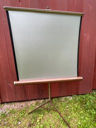 Folding Slide Projector Screen DA-LITE V.I.P.