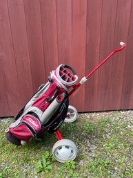 Wilson Golf Golf Caddy Cart & Titleist Bag