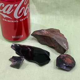 Obsidian Pieces For Arrowhead Making