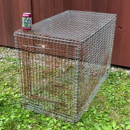 Vintage KENNEL-AIRE No. 152 Wire Animal Cage, Carrier