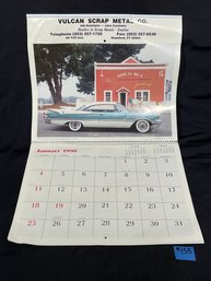 Vulcan Scrap Metal Company (Stamford, Connecticut) 1998 Advertising Calendar