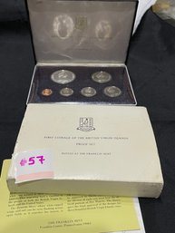 First Coinage Of The British Virgin Islands 1973 Coins Proof Set