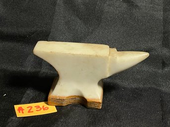 Small Marble Stone Anvil Paperweight