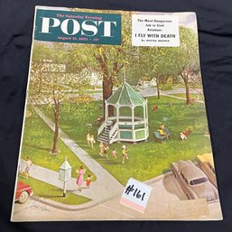 1953 Saturday Evening Post - New Milford, CT Green & Bandstand Cover