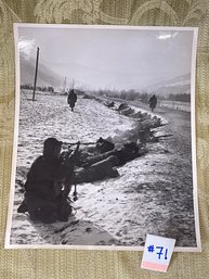 1950 Korean War Original Press Photo - Fighting The Chinese Reds