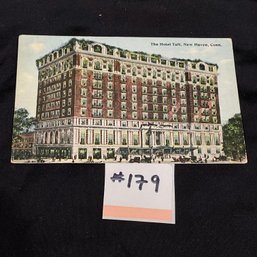 The Hotel Taft - New Haven, Connecticut Antique Postcard