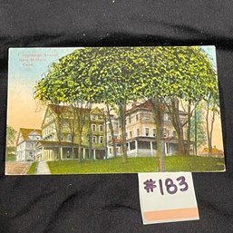 'Ingleside School' New Milford, Connecticut Antique Postcard
