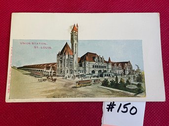 Union Station, St. Louis, MO Antique Private Mailing Card (1898-1901) Postcard