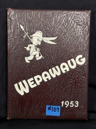 1953 'Wepawaug' New Milford High School Yearbook