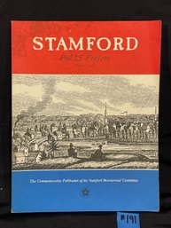 1976 Stamford Past & Present - Connecticut History Book
