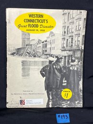 1955 Western Connecticut's Great Flood Disaster Book