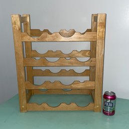 Wood Tabletop, Countertop Wine Rack