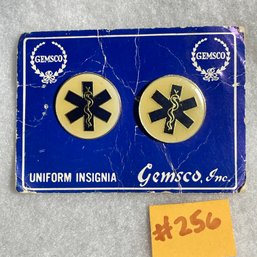 E.M.S./E.M.T. Lapel Pins - Gemsco Vintage Uniform Insignia