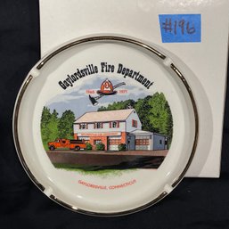 Gaylordsville, Connecticut Fire Department Ashtray 1971 New Milford Savings Bank