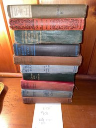 Lot Of 10 Antique Books - Great For Decorating - Lot #100