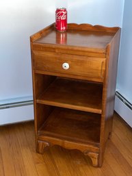 Small Single Drawer Cabinet, Night Stand VINTAGE