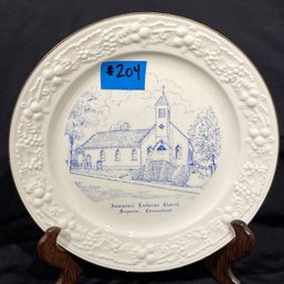 Immanuel Lutheran Church - Seymour, Connecticut Souvenir Plate