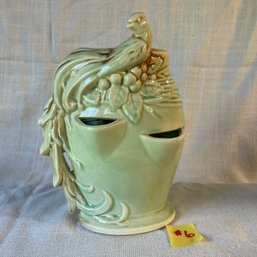 McCoy Pottery Bird Of Paradise Strawberry Pot, Planter VINTAGE Vase