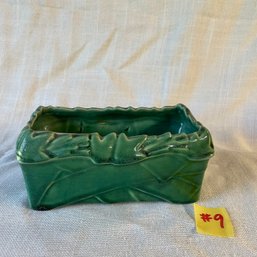 Green McCoy Art Pottery Planter VINTAGE Made In USA, Mid-Century