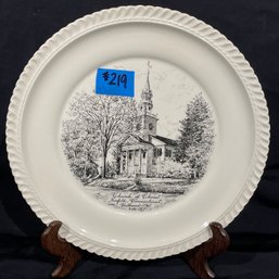 Church Of Christ - Norfolk, Connecticut Souvenir Plate - Vintage